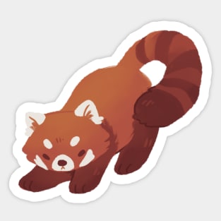 Red Panda 3 Sticker